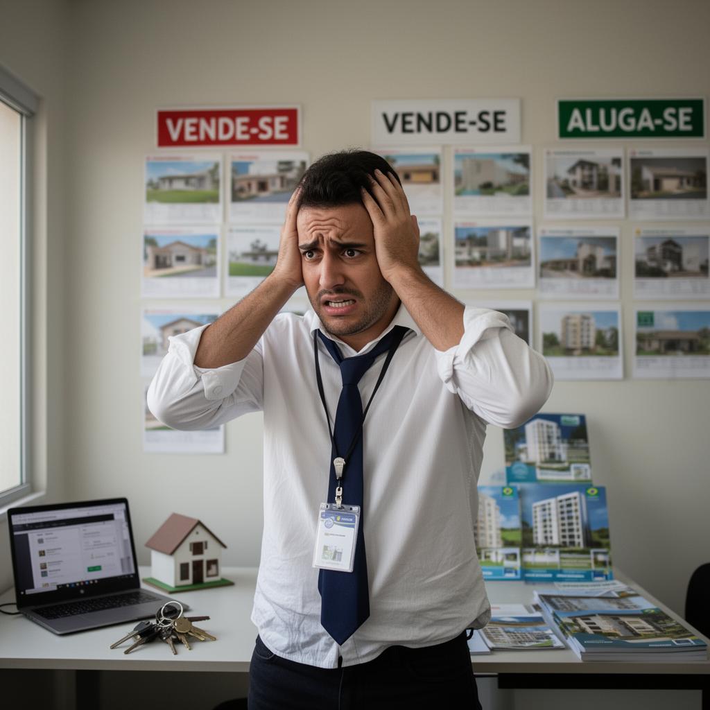 Psicólogo preocupado pensando nos erros de marketing